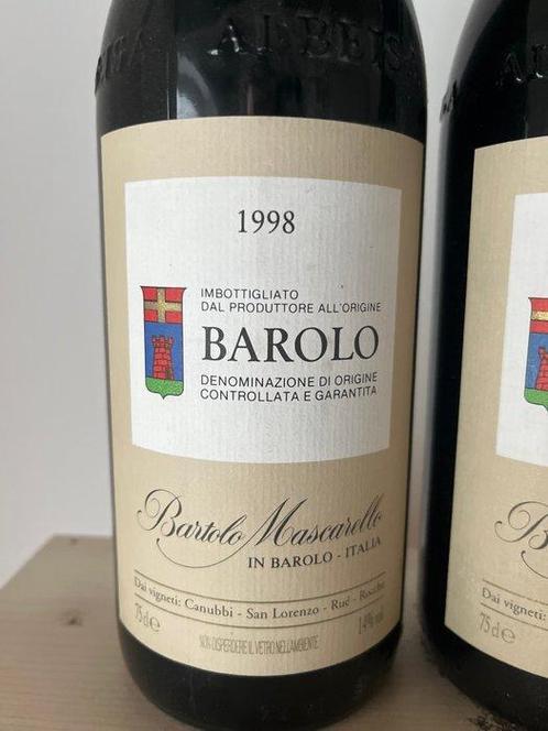 Barolo Mascarello; 1998, 1999 & 2001 - Barolo DOCG - 3, Verzamelen, Wijnen
