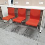 Ahrend 370 halfhoge design krukken - oranje stof - 61 cm zit, Huis en Inrichting, Ophalen of Verzenden, Nieuw