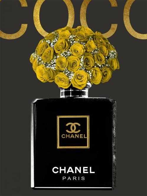 Glasschilderij Chanel Parfum | Ter Halle | 061, Huis en Inrichting, Woonaccessoires | Overige, Nieuw, Ophalen of Verzenden