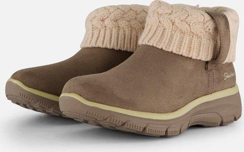 Skechers Easy Going - Cozy Weather Dames Laarzen - Taupe - M, Kleding | Dames, Schoenen, Nieuw, Verzenden