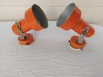 Wandspot - Metaal - Twee vintage wandspots