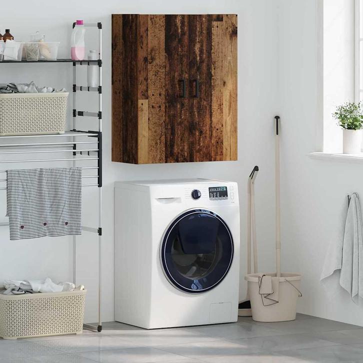 vidaXL Wandkast Wandgemonteerd Bruin 69.5 x 34 x 90 cm, Huis en Inrichting, Kasten | Buffetkasten, Nieuw, Minder dan 50 cm, Overige houtsoorten