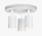 Plafondlamp | LED spot | Rond | Drievoudig | Verstelbaar, Huis en Inrichting, Nieuw, Ophalen of Verzenden, Metaal, Luxe strak design