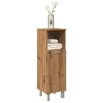 vidaXL Badkamerkast 30x30x95 cm bewerkt hout artisanaal, Huis en Inrichting, Verzenden, Nieuw, Minder dan 100 cm