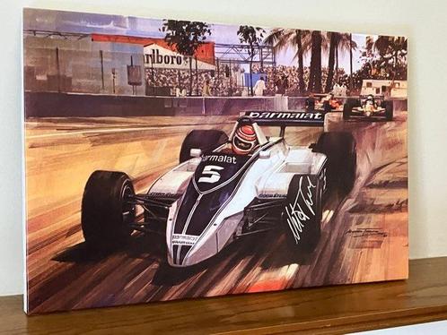 Brabham - Nelson Piquet - 1980 - Kunstwerk, Verzamelen, Automerken, Motoren en Formule 1