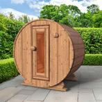 Red Knotty Cedar barrelsauna 160 cm, Nieuw, Complete sauna, Ophalen of Verzenden, Fins of Traditioneel
