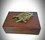 Sieradendoos - Art naturalistische koffer. Atelier-brons., Antiek en Kunst