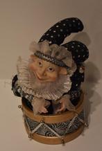 Kerstdecoratie (9) - feeërieke muziekdoos kerstnar, narren, Nieuw
