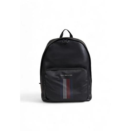 -7% Tommy Hilfiger  Tommy Hilfiger Polyester lederlook rugza, Sieraden, Tassen en Uiterlijk, Overige Accessoires, Nieuw, Verzenden