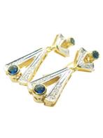Zonder Minimumprijs - Oorbellen - 9 kt. Geel goud, Zilver, Sieraden, Tassen en Uiterlijk, Oorbellen, Nieuw