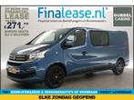 Fiat Talento 1.6 EcoJet L2H1 DC Airco Cruise Cam PDC €271pm, Auto's, Blauw, Nieuw, Lease, Fiat
