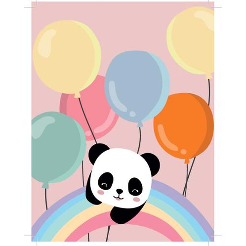 Diamond Painting Knutselset Kind 6+ - Panda Ballonnen Regenb, Hobby en Vrije tijd, Knutselen, Nieuw, Ophalen of Verzenden