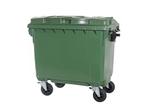 4-wiel kunststof afvalcontainer - 660 liter - groen, Ophalen of Verzenden