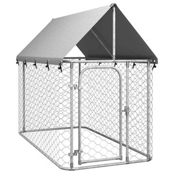 Buitenkennel voor Honden - OP=OP! Gegalvaniseerd & Sterk beschikbaar voor biedingen
