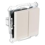 Wissel/wisselschakelaar | Merten | System M (Inbouw, Wit), Verzenden, Nieuw