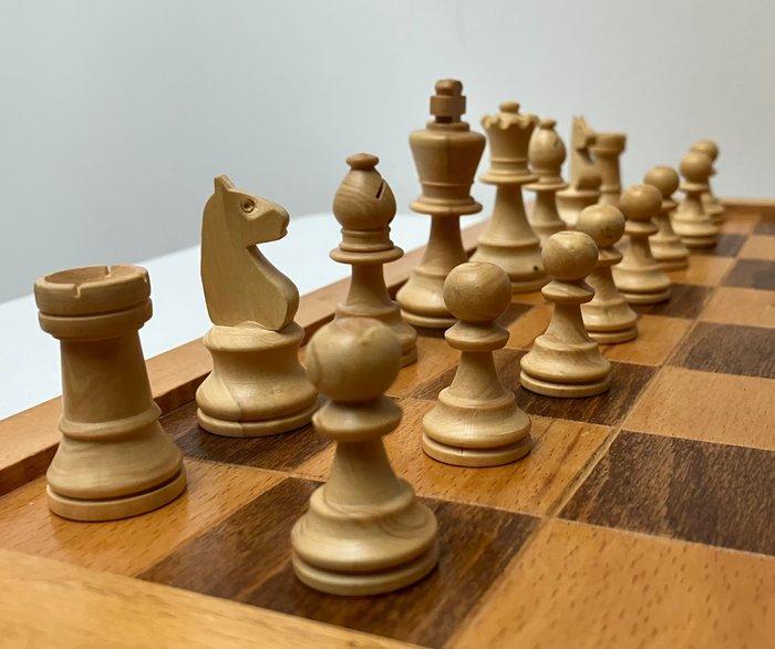 Schaakspel - Staunton 2 - Hout, Antiek en Kunst, Curiosa en Brocante