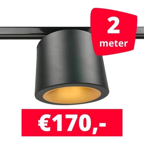 *TIP* LED Railverlichting CAN Horeca Black 2 Spots 2200K +, Zakelijke goederen, Kantoor en Winkelinrichting | Winkel en Inventaris