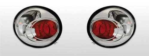 Achterlichten | Volkswagen New Beetle 1998-2005 | chroom, Auto-onderdelen, Verlichting, Nieuw, Volkswagen, Verzenden