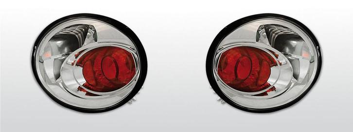 Achterlichten | Volkswagen New Beetle 1998-2005 | chroom, Auto-onderdelen, Verlichting, Nieuw, Volkswagen, Verzenden