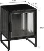 Mica Decorations Clifton Opbergkast met Deuren - L38 x B35 x, Huis en Inrichting, Verzenden, Nieuw