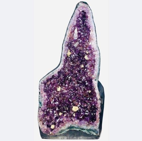 52KG Grote Amethist Geode - Hoogte: 82 cm - Breedte: 41 cm-, Verzamelen, Mineralen en Fossielen