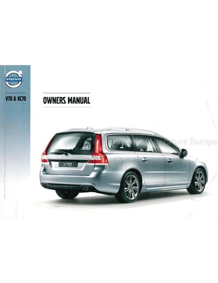2014 VOLVO V70 | XC70 INSTRUCTIEBOEKJE ENGELS, Auto diversen, Handleidingen en Instructieboekjes