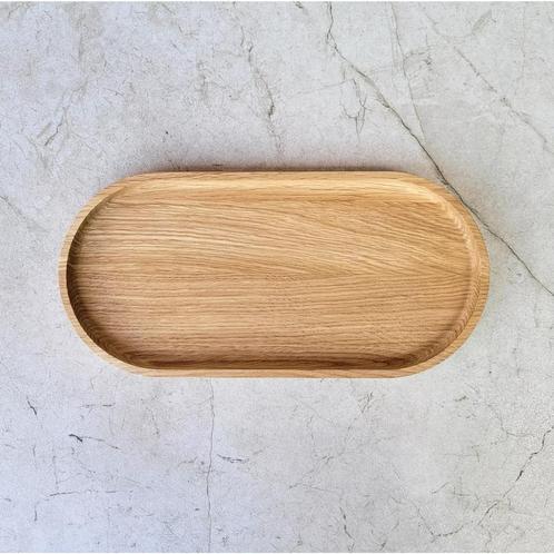 HOCHO Eiken Houten Dienblad – 250x120x15 mm – Hardwax Be, Huis en Inrichting, Keuken | Keukenbenodigdheden, Nieuw, Ophalen of Verzenden