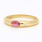 Ring - 18 karaat Geel goud - 0.38ct. tw. Toermalijn -, Nieuw