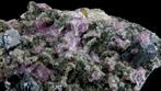 Galena met Fluoriet en Kristal Elmwood-mijn, Carthage,, Verzamelen, Mineralen en Fossielen