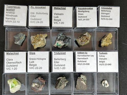 Mineralencollectie - Hoogte: 25 mm - Breedte: 25 mm- 780 g -, Verzamelen, Mineralen en Fossielen