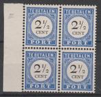 Postzegels Nederland 1894 Port P16a BLOK zeldzaam (860), Postzegels en Munten, Postzegels | Nederland, Verzenden, T/m 1940, Postfris