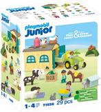 PLAYMOBIL Junior PROMO: Boerderijavontuur met tractor, aanha, Verzenden, Nieuw