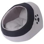 vidaXL Kattenmand M grijs en zwart, Verzenden, Nieuw
