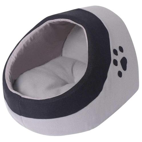 vidaXL Kattenmand M grijs en zwart, Dieren en Toebehoren, Katten-accessoires, Nieuw, Verzenden