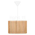 Umage Komorebi Hanglamp, kap naturel eiken/kap wit - 40,9 x, Verzenden, Nieuw