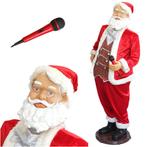 Kerstman met karaoke functie en bewegingssensor 150 cm