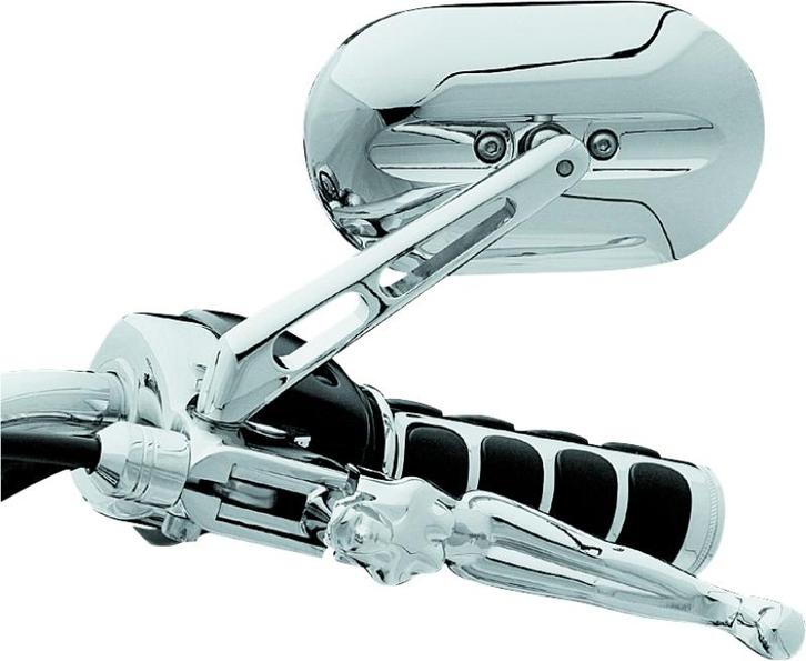 Kuryakyn Magnum Mirrors Large Flat Glass Chrome - 1430, Auto diversen, Tuning en Styling, Ophalen of Verzenden