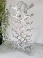 Michael Noll - Wijnrek - 20 flessen - Gepolijst Aluminium, Antiek en Kunst