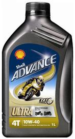 Shell Advance 4T Ultra 10W40 1 Liter, Ophalen of Verzenden