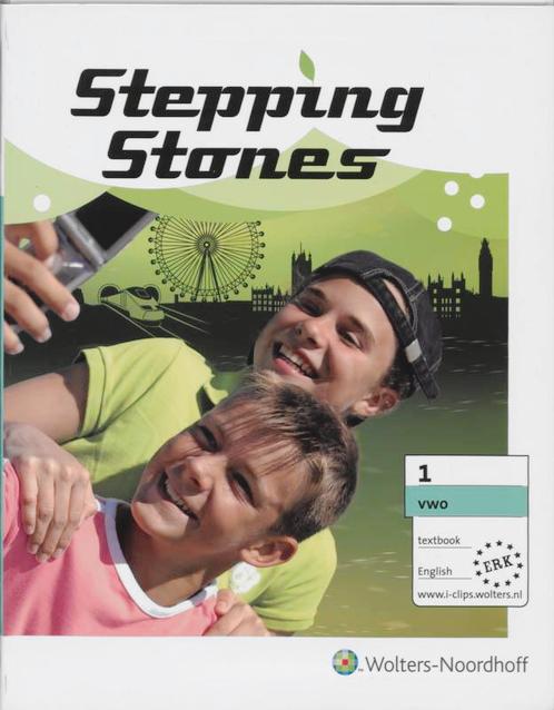 Textbook 1 Vwo Stepping Stones 9789001704285 J. Brandenburgh, Boeken, Kunst en Cultuur | Beeldend, Gelezen, Verzenden