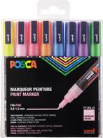 Verfstift posca pc3m f 8st glitter pastelkleuren, Ophalen of Verzenden, Zo goed als nieuw