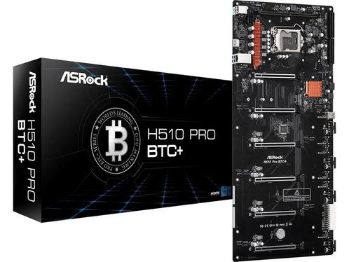 Asrock H510 Pro BTC+ Intel H510 LGA 1200, Computers en Software, Monitoren, Nieuw, Verzenden