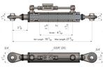 Hydraulische Topstang Cat. 1-1 - Verlengd - (490 - 700 mm), Ophalen of Verzenden, Nieuw, Overige merken