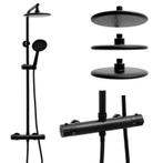 Luxe Doucheset Zwart | Messing RVS | Premium | OP=OP, Ophalen of Verzenden, Nieuw, Rvs, Douche