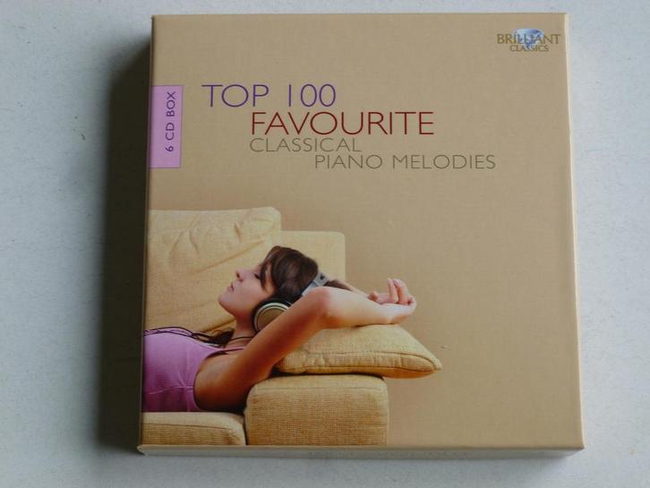 Top 100 Favourite Classical Piano Melodies (6 CD), Cd's en Dvd's, Cd's | Klassiek, Zo goed als nieuw, Verzenden