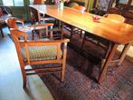 Schuitema - Eettafel (7) - Eik - Art Deco-stijl eettafel met, Antiek en Kunst
