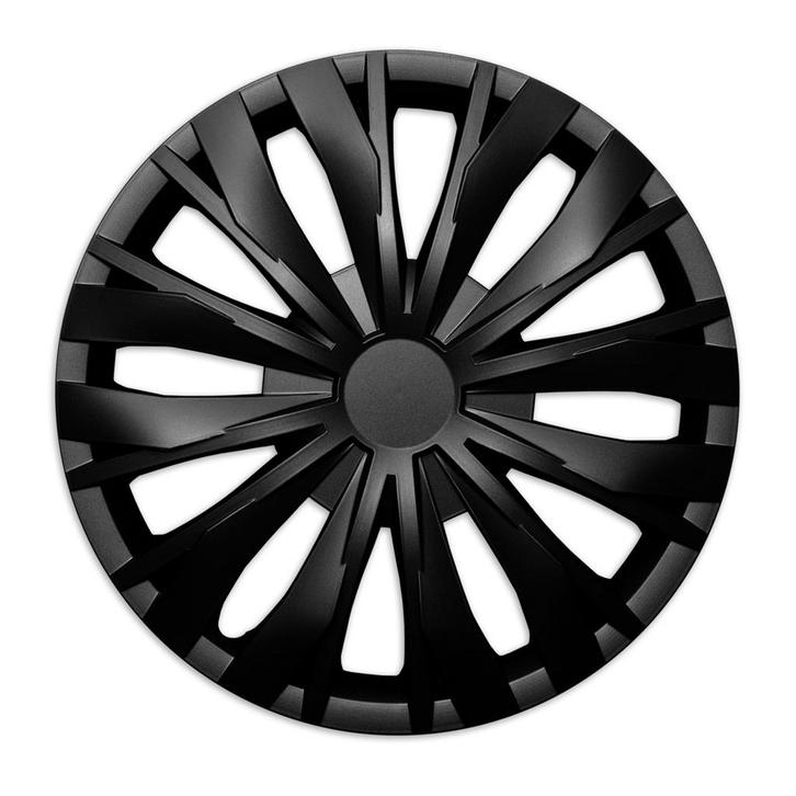 Wieldoppen 14 inch - Lion zwart - wieldoppenset, Auto diversen, Wieldoppen, Nieuw, Verzenden