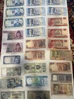 Wereld. - 43 banknotes - various dates  (Zonder