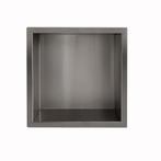 Inbouwnis Wiesbaden Novi 30x30x10cm Gunmetal, Doe-het-zelf en Verbouw, Sanitair, Ophalen of Verzenden, Nieuw, Bad