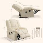 TRUUSK Massagestoel TV-stoel Elektrisch Relaxstoel Met Massa, Huis en Inrichting, Fauteuils, Verzenden, Nieuw